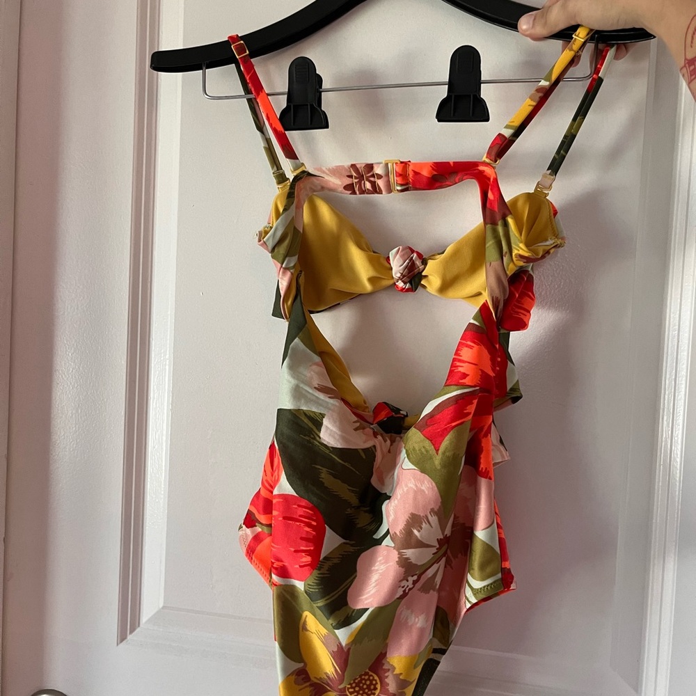 Tropical Print Aerie One Piece